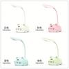 Novo animal de estimação fofo carregando pequena lâmpada de mesa LED dobrável luz noturna dormitório foto quente luz noturna USB lâmpada de mesa de carregamento