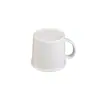 Taza de Melamina Taza de Té Blanca Hotel Restaurante Taza de Agua Vajilla Imitación Porcelana Taza para Bebidas Taza al por Mayor