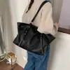 Bolso Retro de Gran Capacidad para Debajo del Brazo para Mujer 2025 Nuevo de Moda Tendencia Bolso de Hombro Grande Bolso Tote Casual para el Trabajo y el Viaje