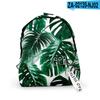 Mochila Estampada en 3D de Moda Casual Diaria para Estudiantes de Verano 2021 Amazon Cross-borDer con Patrón de Hojas Nuevas