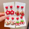 Pendientes de Clip para Niñas con Acabado de Alta Gama, Lindos Pendientes de Dibujos Animados de Pony Estilo Princesa para Niñas, No Requieren Perforación, No Lastiman los Oídos