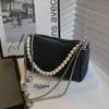 Bolso tipo almohada de alta gama con incrustaciones de diamantes para mujer 2026 Moda de nicho Bolso de hombro elegante Estilo coreano Bolso casual versátil para mujer