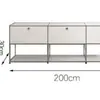 Armário Lateral Modular Combinado de Aço Inoxidável Estilo Coreano Simples ins Internet Popular Armário de Armazenamento Casa
