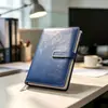 Caderno de couro com logo personalizado, caderno de negócios, presente corporativo para escritório, caderno de couro sintético