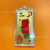 Adesivos de Celular Dourados como Lembrancinhas para Boa Sorte e Riqueza, Cartões de Ouro Puro para Atrair Fortuna, Cartas da Fortuna para Celular no Atacado