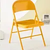 Silla plegable para uso doméstico, diseño simple, adecuada para dormitorios universitarios, silla de computadora, portátil para conferencias, silla de oficina con respaldo, silla de comedor para dormitorio, taburete