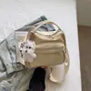 Bolso Bandolera de Cuadros de Nicho Shuai Mi 2026 Nuevo Estilo de Verano Bolso tipo Concha con Múltiples Compartimentos Bolso Casual para Viaje Diario para Mujer