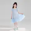 Vestido Tutu Elefantinho Roupas Infantis Vestido para Meninas 2026 Verão Novo Estilo Vestido Princesa Infantil Sem Mangas Vestido Longo de Tela