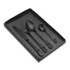 Acero Inoxidable 410 Vajilla Juego de Cuatro Piezas para Filete, Tenedor y Cuchara Vajilla de Hotel Paquete de Regalo