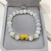 2025 Ano do Serpente Ano da Vida Pulseira Casal ins Design de Alto Valor Sentido de Design Presente para Namorada Sorte do Ano da Serpente Dinheiro da Sorte