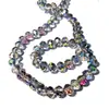 Hongyun Galvanizado Colorido Cristal Contas Lisas Acessórios para Joias Pulseira Acessórios para Headwear Roupas Rodela Recortada Contas de Vidro