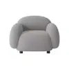 Sofá color crema para salón de belleza, sofá para sala de estar, adecuado para apartamentos pequeños, diseño de línea recta, estilo nórdico minimalista, sofá de recepción para tienda de ropa, sofá popular de celebridad de internet, sofá doble