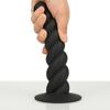 C619 Tapón Anal de Silicona con Ventosa, Tapón Anal con Extensión, Expansor Anal, Dispositivo de Masturbación Anal para Adultos