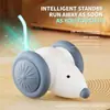 Nuevo Juguete Inteligente Eléctrico para Gatos con Sensor de Evitación Ratón Juguete para Gato Mascota Auto-Placer y Alivio del Aburrimiento Artefacto Inteligente para Provocar Gatos