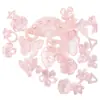 Transparente Iridiscente Barroco Mezcla Perla de Imitación Flor Corazón Lazo Hecho a Mano con Cuentas Joyería Accesorios Materiales