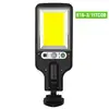 Luminária de Rua LED Solar para Exterior Jardim Pátio Sensor Luz de Parede Iluminação de Estrada Rural Luz de Atmosfera para Cerca