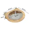Nuevo nido para gatos cápsula espacial de madera maciza, nido colgante semiesférico, nido para gatos con ventosa en cristal de ventana, estable y duradero, en stock
