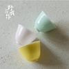 Taza de Té Corazón de Pollo con Esmalte de Color Hecho a Mano, Set de Té Kung Fu, Taza para Cata de Té, Porcelana Blanca Delgada, Taza Maestra, Taza Individual, Hogar Simple