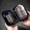 Conjunto de Chá Presente Conjunto de Chá Portátil para Viagem Zisha Vidro Copo Rápido Copo de Justiça Uma Panela Seis Copos Separação de Água e Chá Conjunto Completo