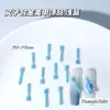 Joyería de Aleación Azul Transparente con Temática Oceánica de Venta Caliente Japonesa y Coreana, Accesorios Metálicos para Uñas Pintados en Spray 3D, Venta al por Mayor desde el Fabricante