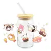 Sanrio coolometi UV DTF transferencia cristal transparente pegatinas impermeable resistente a rayones caricatura al por mayor transfronterizo