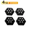Juego de 4 Ruedas Universales Adhesivas Cajas de Almacenamiento para el Hogar, Cajas Organizadoras, Ruedas Universales de una Sola Bolita en el Fondo del Bote de Basura