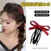 Presilha pente invisível preta para penteado de princesa com coroa alta volumosa, presilha de cabelo feminina, presilha lateral para franja e cabelos soltos