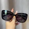 Gafas de Sol Estilo Nuevo, Gafas de Sol de Playa para Mujer, Anti-UV, Gafas Negras de Verano, Réplica de Estilo Callejero Coreano de Moda