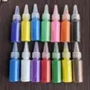 Bolsa de areia tingida com 72 cores 80-120 malha pacote pequeno entretenimento infantil pintura com areia DIY esmalte cloisonné de areia areia colorida