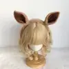[Menina Cervo] Faixa de Cabelo com Chifres de Cervo Fofos Faixa de Cabelo com Orelhas de Cervo de Pelúcia Lolita Joker