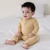 Body de Bebê Primavera Outono Manga Longa Pijama Para Recém-Nascidos Roupas de Outono Camada Base Macacão Romper Roupas de Bebê Recém-Nascido