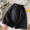 Pantalones Infantiles Bangcheng 2026 Invierno Nuevos Para Niños Color Sólido Con Felpa Pantalones de Lana Bebé Sueltos Pierna Recta Venta al por Mayor