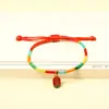 Novo Festival do Barco-Dragão Pulseira de Corda Cinco Cores Contas Cinco Elementos Corda de Mão Tecida à Mão Fio Cinco Cores Pulseira de Mão Zongzi Infantil Atacado