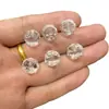 Accesorios de León de Cristal Blanco Natural, Artículos Decorativos, Joyería DIY