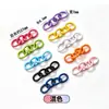 Llavero de anillo de plástico de colores Accesorios para abalorios DIY Colgante de anillo de resorte Gancho de campana Materiales para cadena de teléfono móvil