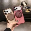 Adequado para Iphone18Promax Capa de Celular com Suporte Magnético Giratório Acabamento Fosco Apple 17 Sensação de Alto Padrão 16 Capa Anti-Queda