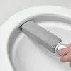 Cepillo para inodoro de piedra pómez, potente para eliminar manchas de orina y marcas amarillas, con indicador de nivel de agua, limpiador de inodoro y cepillo para inodoro