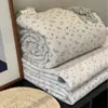 Colcha de Verano Refrigerante de Seda con Dibujos Animados Nuevo Ganso Grande Coreano, Colcha Doble de Nylon para Aire Acondicionado Infantil, Cubre Cama Refrigerante de Verano, Tatami