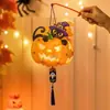 Decoração de Halloween Infantil Feita à Mão Saco de Materiais DIY Atividade Temática para Festa de Jardim de Infância Barra Adereços Lanterna de Abóbora