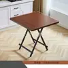 Mesa dobrável quadrada pequena personalizada para atacado para uso doméstico, mesa de jantar simples, mesa e cadeiras dobráveis portáteis para uso externo para barracas