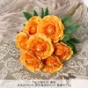 Peonías Artificiales de 7 Capas Falsas para Decoración de Pasillo de Boda, Decoración de Salón de Bodas, Flores Plásticas Artificiales Arreglo Floral DIY