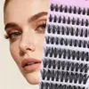 Pestañas Postizas Estilo Radiante Denso 10-16 mm Longitud Mixta Pestañas Individuales Segmentadas en Racimo Pestañas Postizas DIY de Ojo Grande Atmosférico