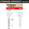 Organizador de Cables Velcro Almacenamiento de Líneas Artefacto para Acabado Agrupación de Cables de Datos Encaminamiento de Cables de Red Hebilla Soporte para Cables