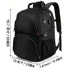 Mochila Multifuncional Masculina com Porta de Carregamento USB Mochila para o Dia a Dia Estudante Bolsa Grande para Laptop