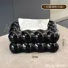 Caixa de lenços Sala de estar Entrada Luxo High-end Casa Criativa Algodão Doce Caixa de papel Mesa de jantar Guardanapo Caixa de armazenamento Caixa de papel