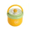 Taza de Desayuno Mini con Alto Atractivo Estético, Resistencia a Altas Temperaturas, Tapa y Cuchara, Taza de Ensalada Portátil para Trabajadores de Oficina, Taza para Fruta, Yogur y Avena