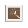 Pintura Decorativa de Cabeceira de Quarto com Linhas Artísticas Minimalistas e Modernas Pintura de Parede Decorativa Estilo Nórdico Retrô para Restaurante e Pousada
