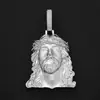 Hip Hop Cruzamento Europeu e Americano Cobre Incrustado Pedra Zircônia Estátua Pingente Acessórios Roupa Estilo de Rua Colar Masculino Joias Personalização