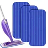 Mop de Chão de Microfibra Compatível com Swiffer Wet Jet 12 polegadas Cabeça de Reposição para Mop Úmido e Seco