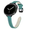 Adequado para pulseira de couro nova do Samsung Watch 8/9, pulseira de relógio de couro de cauda pontiaguda universal para Watch 8 Classic
